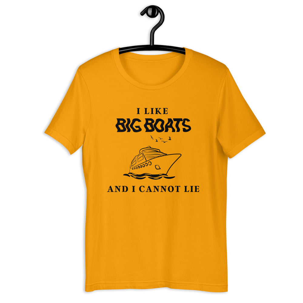 
                
                    Load image into Gallery viewer, Big Boats Unisex T-shirt
                
            