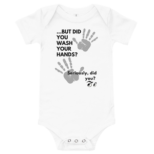 
                
                    Load image into Gallery viewer, Wash Your Hands Baby Onesie
                
            