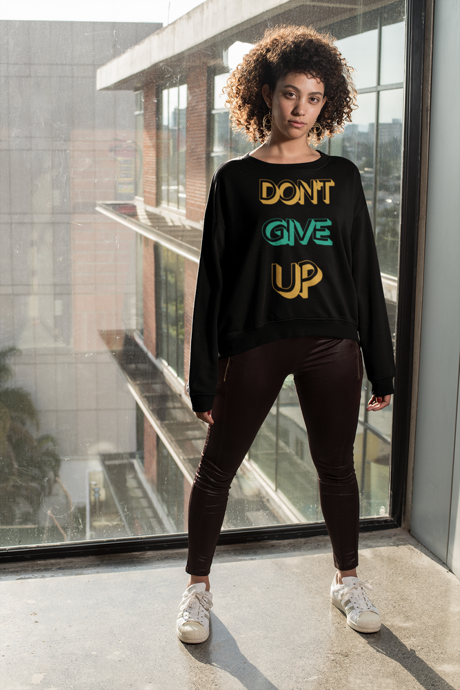 Don't Give Up Unisex Sweatshirt (Brand Colors) - Eat the Lemons Apparel™