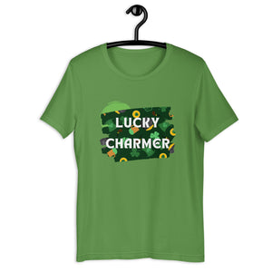 
                
                    Load image into Gallery viewer, Lucky Charmer Unisex T-shirt
                
            