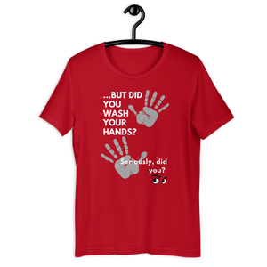 
                
                    Load image into Gallery viewer, Wash Your Hands Unisex T-Shirt
                
            