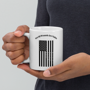 
                
                    Load image into Gallery viewer, PTSD Wounds White Mug
                
            