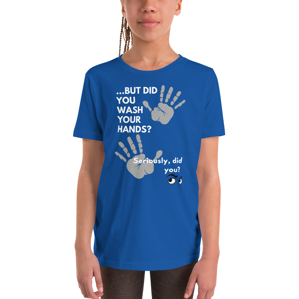 
                
                    Load image into Gallery viewer, Wash Your Hands (Youth) T-Shirt
                
            